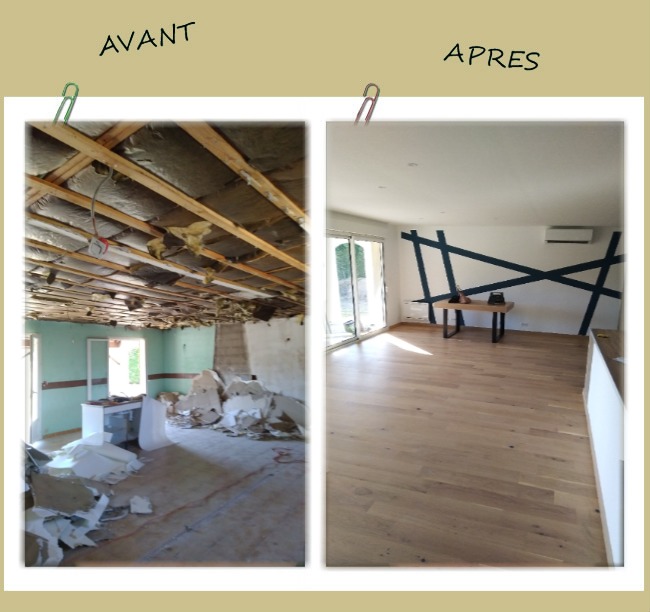 Rénovation complète habitat en Gironde - Chantier 4