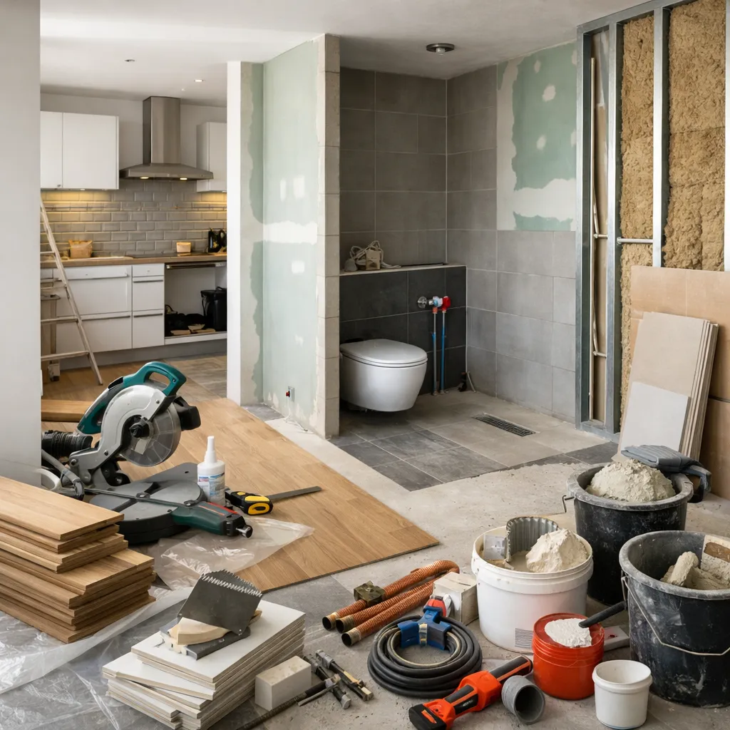 Pose de carrelage intérieur à Talence