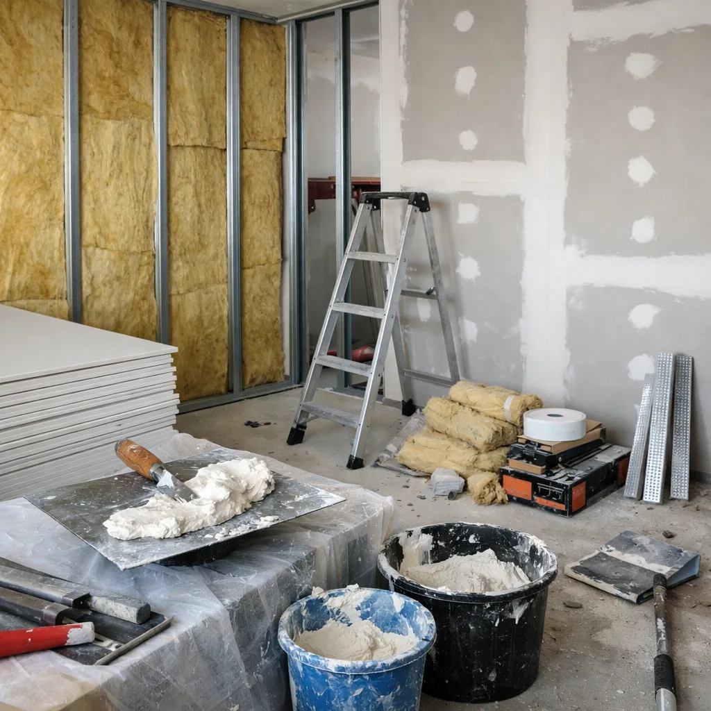 Plâtrerie, isolation et pose de cloisons en Gironde