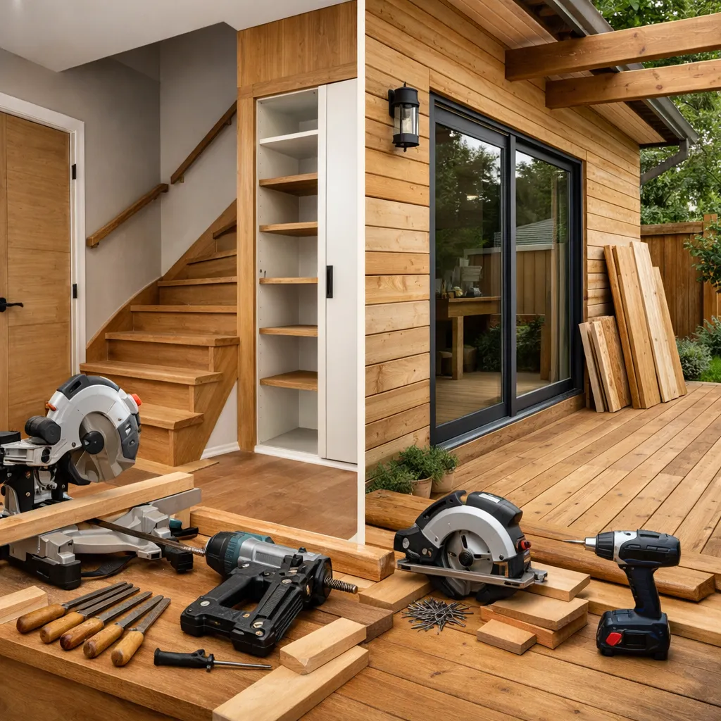 Menuiserie intérieure et extérieure - portes, fenêtres, agencement